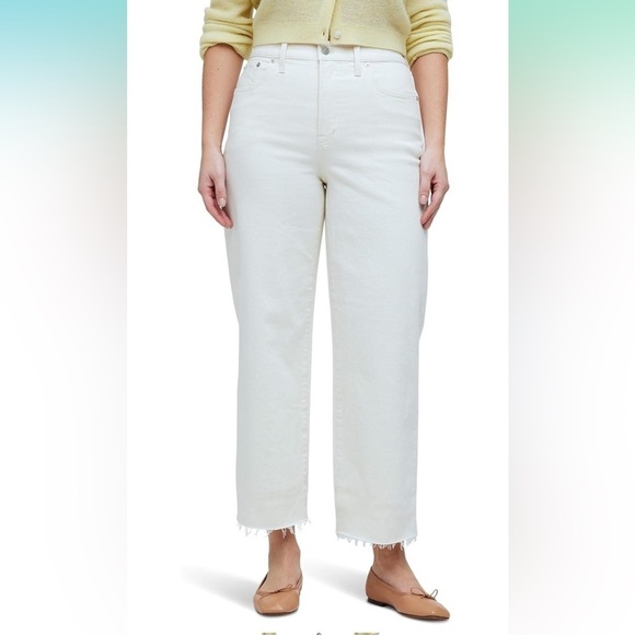 Madewell Low-Rise Wideleg Crop with Raw Hem Size 26 - Picture 3 of 12